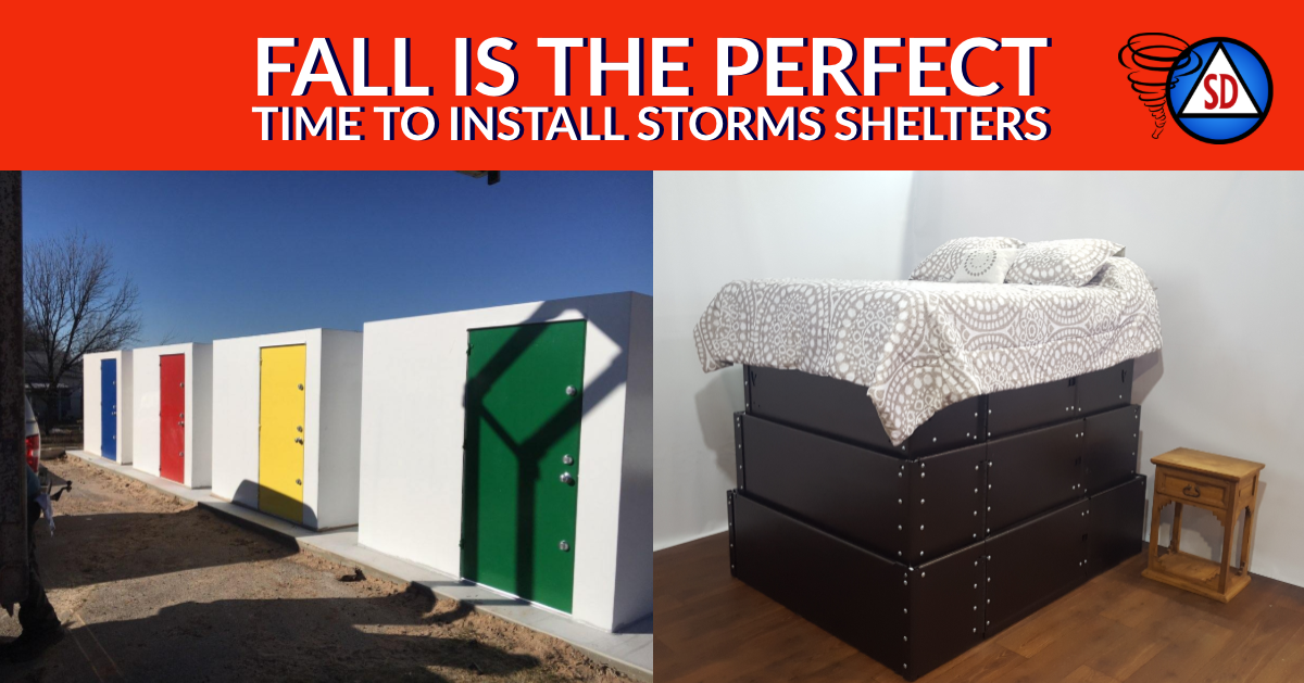 Fall is the Perfect Time to Install Storms Shelters