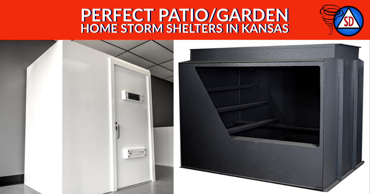 Perfect Patio/Garden Home Storm Shelters in Kansas